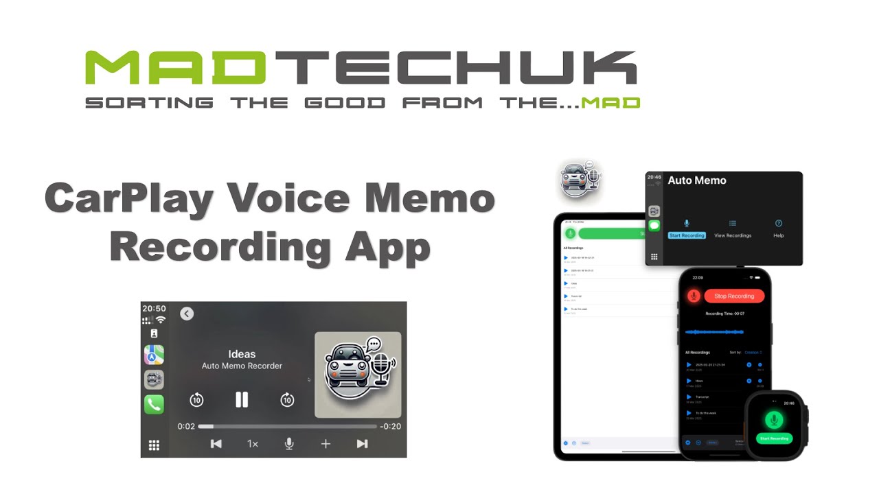 Auto Memo Recorder - CarPlay Voice Memo App Review - YouTube Auto Memo Recorder - CarPlay Voice Memo App Review - YouTube