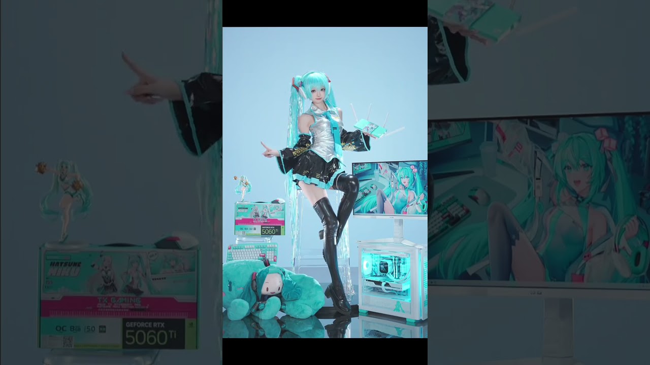 The dream computer #anime #game #fyp #hatsunemiku #miku  #cosplay #cosplayer #cosplaygirl #girl