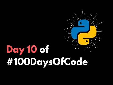 Calculator in Python | Day 10 of #100DaysOfCode