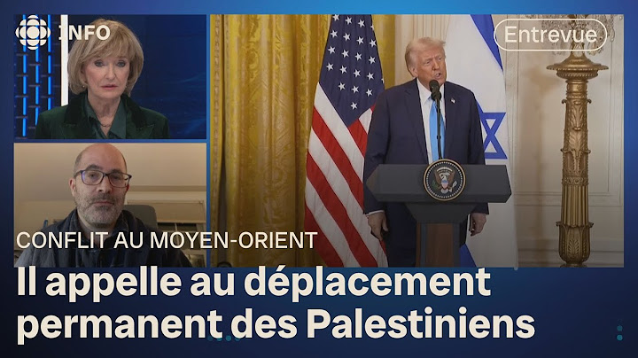 Donald Trump veut prendre le contrôle de la bande de Gaza : « J'en ai le souffle coupé » | 24•60