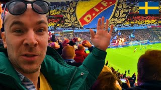 My first ever Swedish football experience (WOW!)