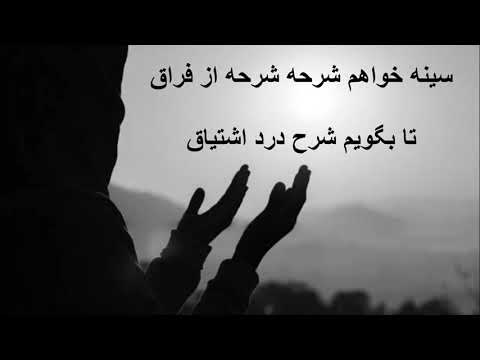 سینه خواهم شرحه شرحه از فراق تا بگویم شرح درد اشتیاق