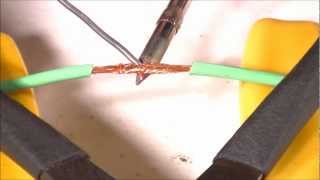 How To Solder  Intro/Joining Stranded Wires  Part 1