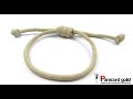 Hangman's noose paracord bracelet/hair strap