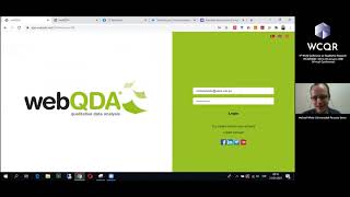 WCQR2021: Day 1 - Workshop: Qualitative Research while working from home using webQDA