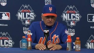 NLCS Gm1: Collins talks Game 1 win, Harvey's start