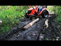 Muddy Trail Work In The Woods RK25 Tractor