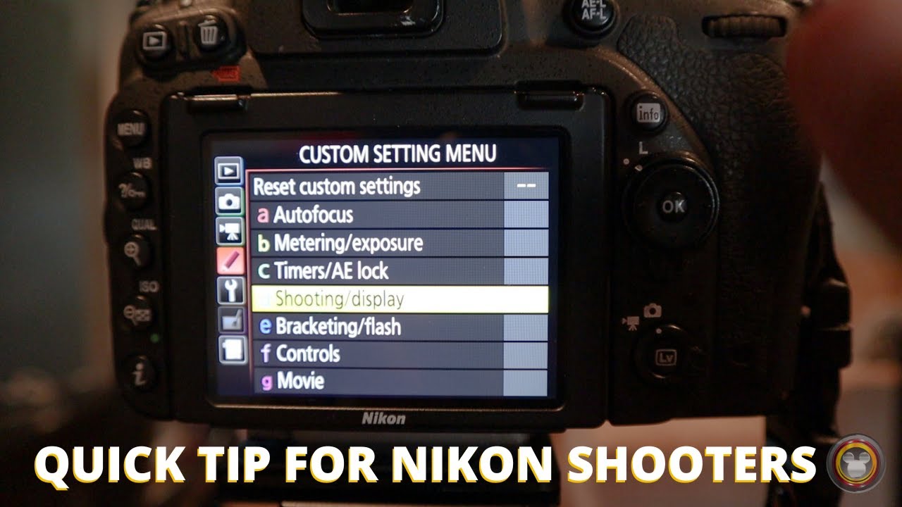 Use This Setting If You Shoot With A Nikon DSLR!! YouTube