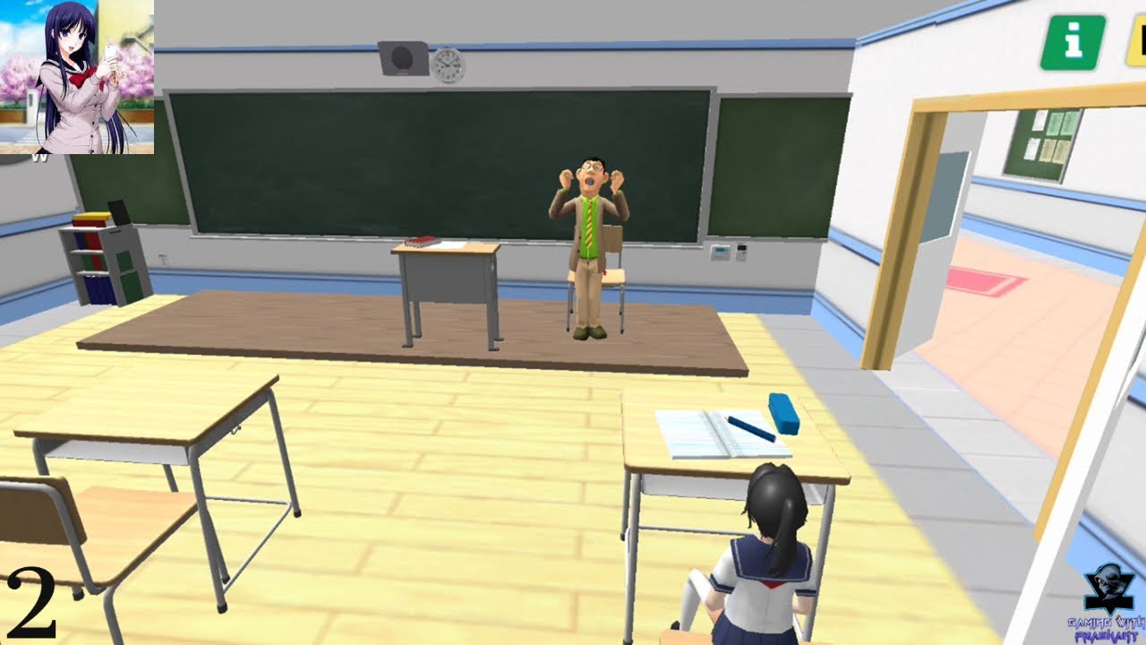 "Prank with Teacher" Anime High School Girl 3D Life Yandere & Sakura Level 5-6 Gameplay Walkthrough.