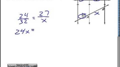 Section 6.6: Use Proportionality Theorems
