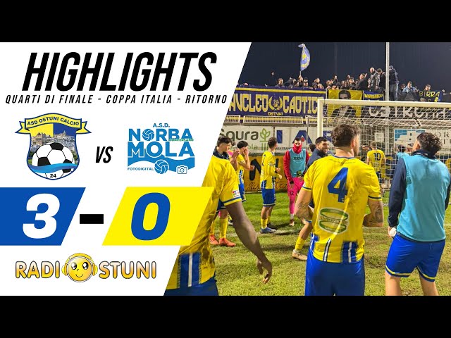 Highlights Coppa | Gialloblu in semifinale | Ostuni Calcio 24 vs Norba Conversano 3 a 0 _ Radiostuni