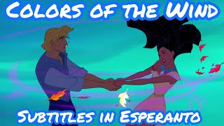 Colors of the Wind – Translation and Subtitles in Esperanto
