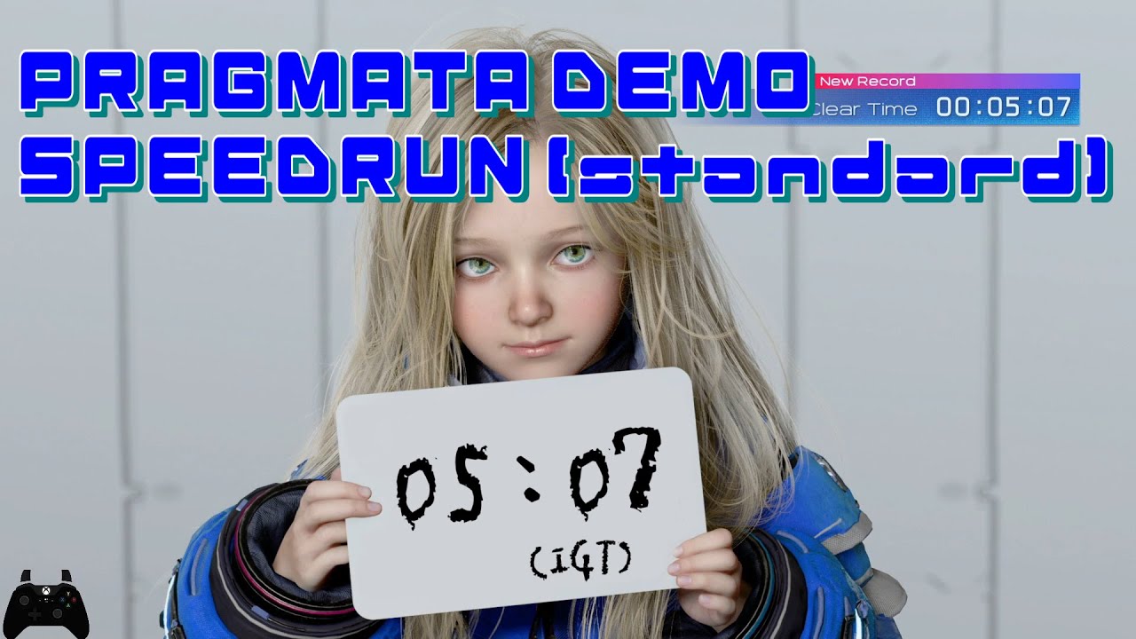 PRAGMATA sketchbook/demo Any% speedrun (Standard)  / プラグマタ体験版TA (難易度Standard) - 