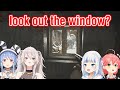 [Hololive] Everyone reactions to the window jumpscare in Resident Evil 8 Village [English Sub]