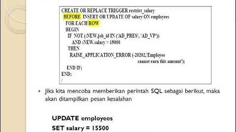 Teori 16 Basis Data - Database Trigger