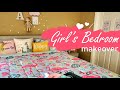 DIY GIRLS BEDROOM Makeover | TWEEN BEDROOM Makeover on a budget for small apartments | daydreamer