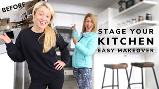 How to Stage a House for Sale | The Ultimate Kitchen Makeover - DIY Before and After (2022)