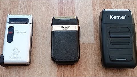 3 máy cạo râu. Kemei km 2024. Km1102 và yando