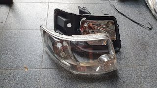 CARA MUDAH MEMASANG MIKA HEADLAMP MOBIL SUZUKI ARENA