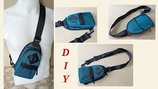 SEW SLING BAG LIKE A PRO/SEWING TUTORIAL NO.8 / BAG DIY