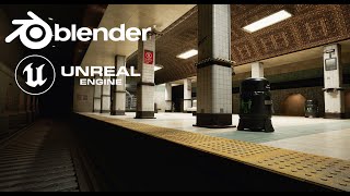 My Indie Blender To Unreal Engine 5 Workflow For Game Environments