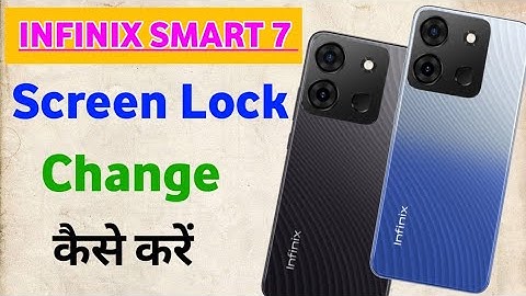 Infinix smart 7 mobile me screen lock change kaise kare | how to change lock in infinix smart 7