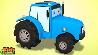 Тракторное анимационное видео + более Транспорт для дошкольников