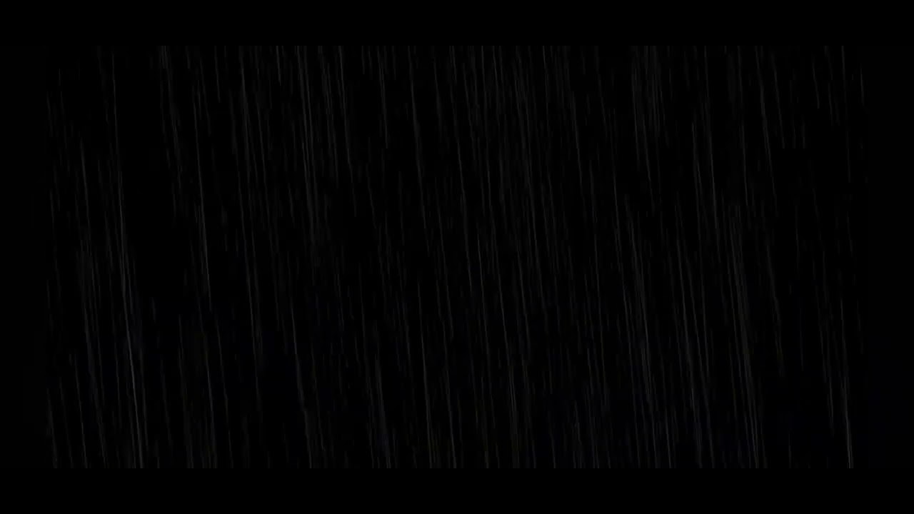 2 Hours of Gentle Night Rain, Rain sounds for sleeping - Dark Screen to Beat insomnia, Relax, Study 