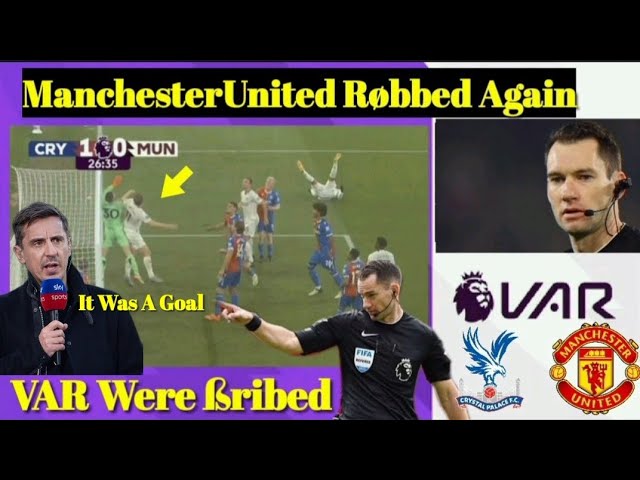 BREAKING🔴 VAR Officials Were ßribed Referee Jarred Gillet Røbbed Manchester United vs Crystal Palace class=