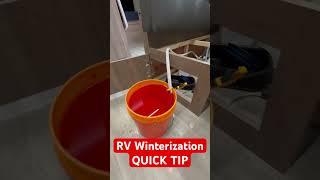 RV Winterization QUICK TIP #recreationalvehicle #rv #rvlife #camping #diy