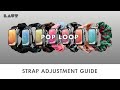 How to Adjust LAUT POP LOOP Scrunchie Strap for Apple Watch