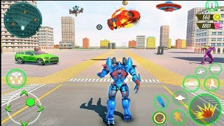 Bus Robot Car War - Transforming Robot Battle in Police Robot Car Games and Robot Transforming Games screenshot 5