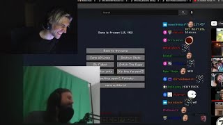 xQc dies laughing at the quietest Forsen TTS