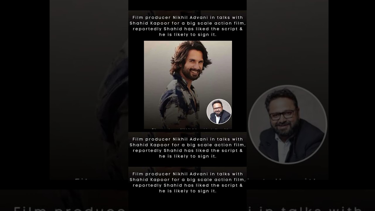 Sahid Kapoor ki upcoming film ka update||