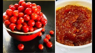 Yummy Homemade jam recipe without any artificial colour and chemicals/ cherry jam recipe/ easy jam