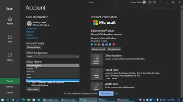 Microsoft Office Color Schemes