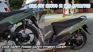 PASANG BAK CVT NOUVO DI MIO SPORTY | CLEAN LOOK, SIMPLE, & FUNGSIONAL