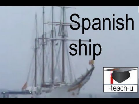 Spanish ship finally conquers Thames at Greenwich