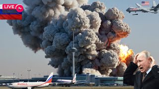 Horrible tragedy of May 31st! Russian international airport destroyed by US nucleararmed drone