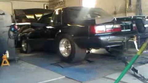alans mustang on dyno 7