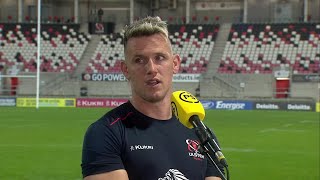 Ulster's Craig Gilroy speaks after win against Benetton, talks getting praise from Dan McFarland