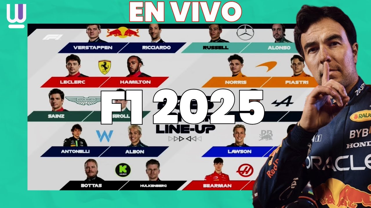 F1 Line up 2025. Hagamos nuestra parrila para el 2025 YouTube