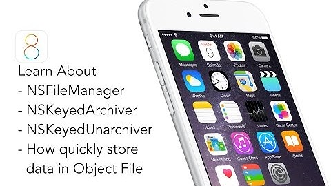 Learn Swift - How to save data using NSFileManager  swift 1
