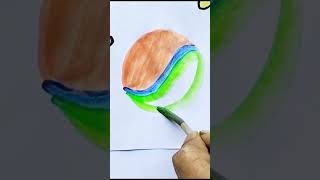 How to draw A Boll colors #art #drawing #youtubeshorts #coloringforkids #easydrawing #satisfied
