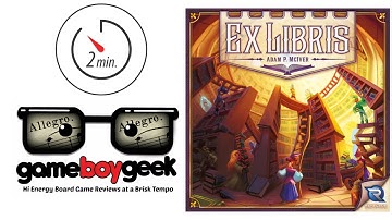 Ex Libris (Allegro 2-min) Review with the Game Boy Geek