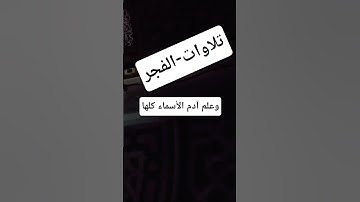 تلاوات-الفجر#بصوت -مريح #تلاوة_خاشعة #تلاوات_مؤثرة #بصوت سمير-الصالحين #اكسبلور #المصحف