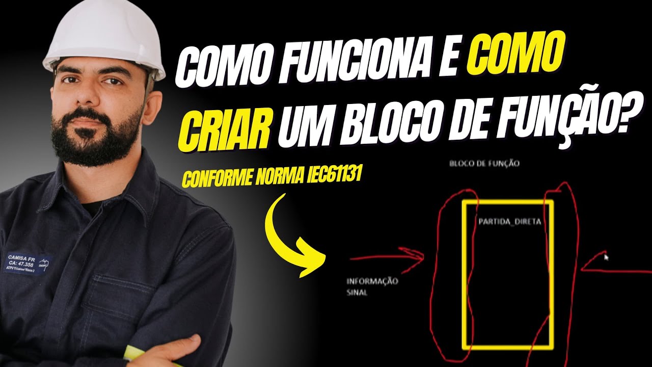 Como funciona e COMO CRIAR um BLOCO DE FUNÇÃO conforme norma iec 61131