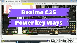 Realme C25 Power,Volume key Diagram | Realme C25 power key Jumper | Realme C25 power key not working