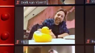 Thijs verstopte jarenlang stiekem eendjes in het decor van DWDD