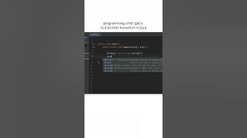 programming in java until i get a null pointer exception#programminghumor